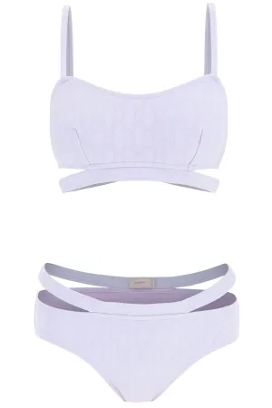 Agnona chain logo set bikini