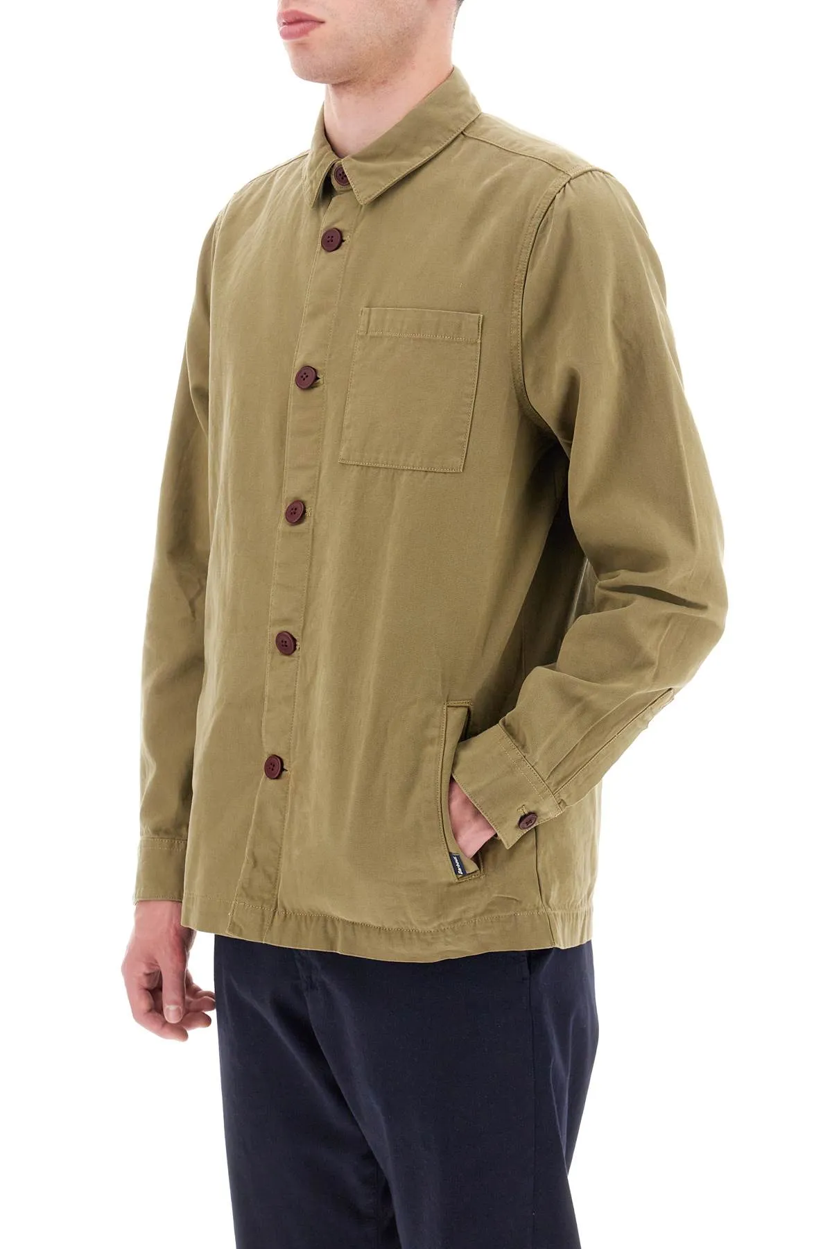 Barbour washed overshirt jacket