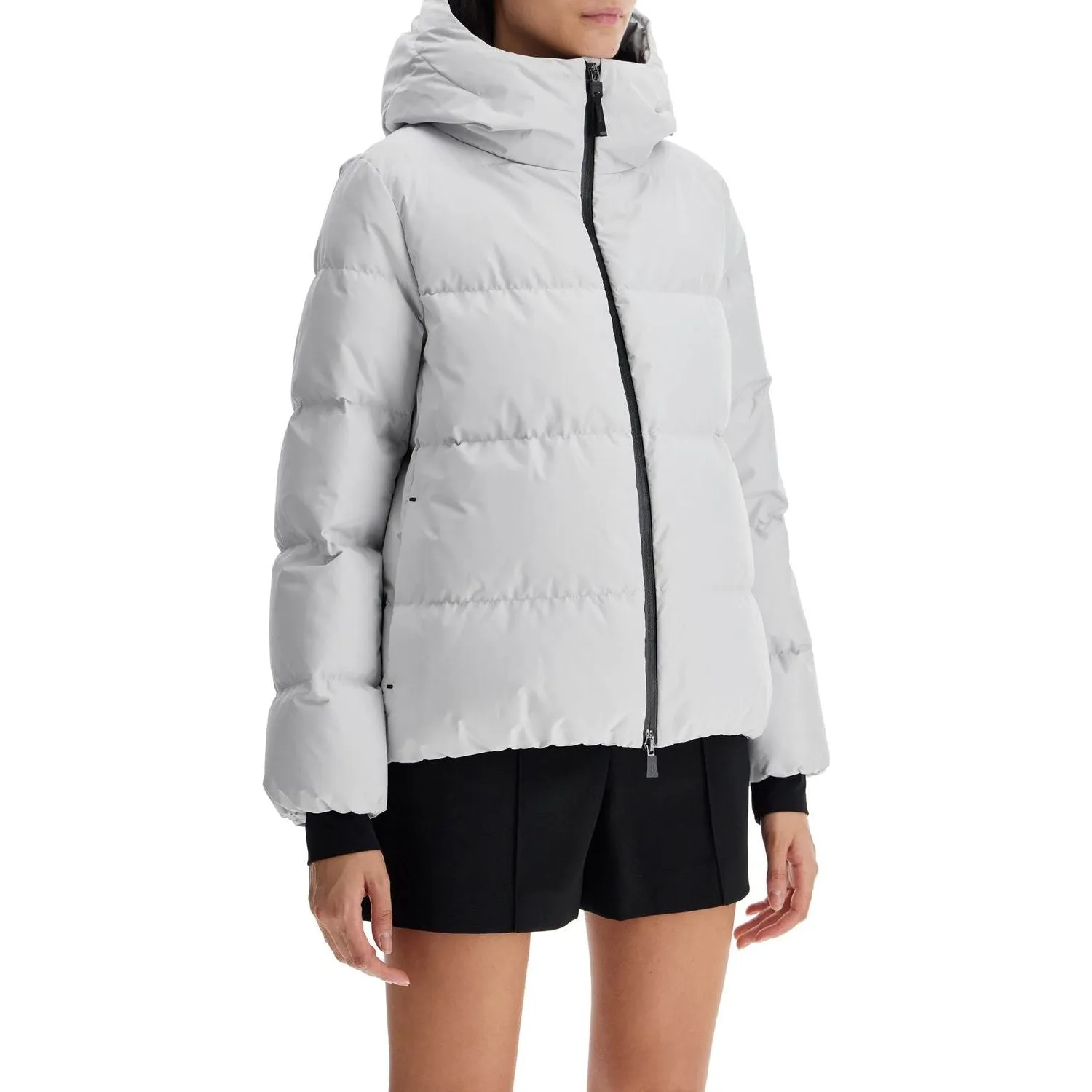 Herno Laminar short down jacket with hood