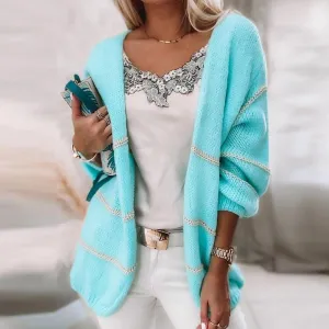 iForgirls Turquoise Slouchy Cardigan