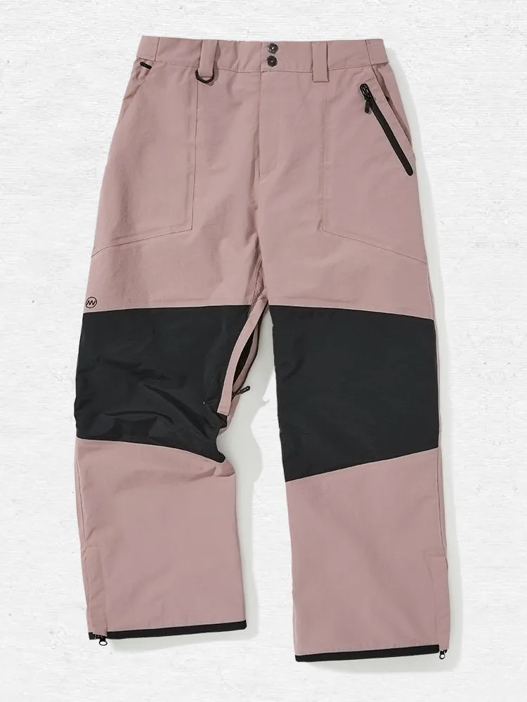 Men's Nandn Colorblock Mountain Top Snow Pants