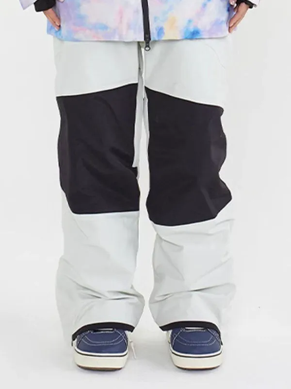 Men's Nandn Colorblock Mountain Top Snow Pants