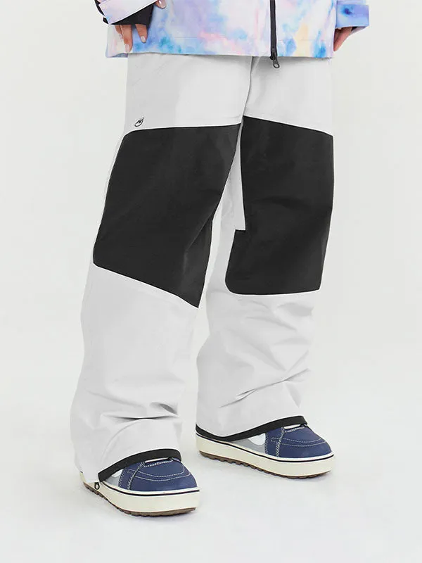 Men's Nandn Colorblock Mountain Top Snow Pants