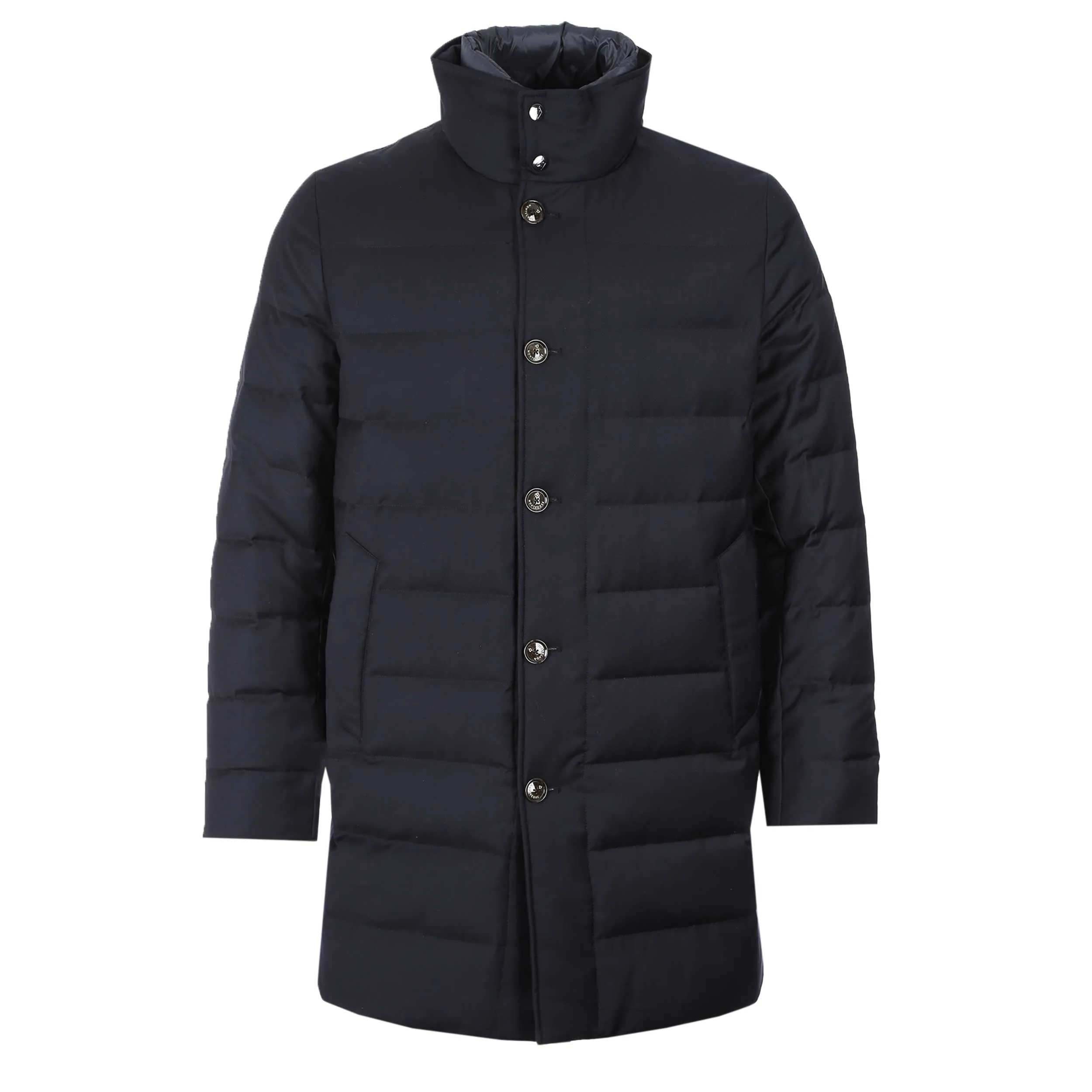 Montecore 3/4 Length Padded Jacket in Navy