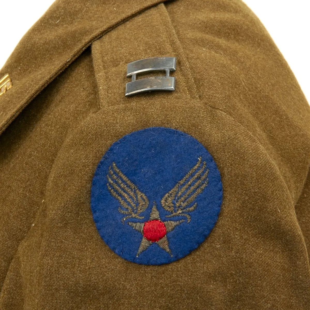 Original U.S. WWII Named 5th Air Force Officer Grouping in Trunk