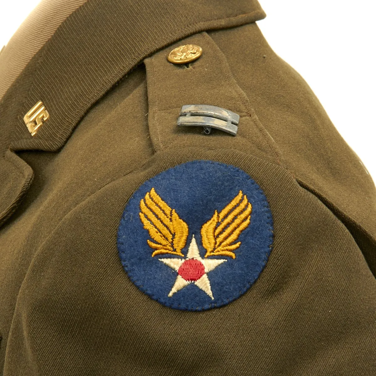 Original U.S. WWII Named 5th Air Force Officer Grouping in Trunk