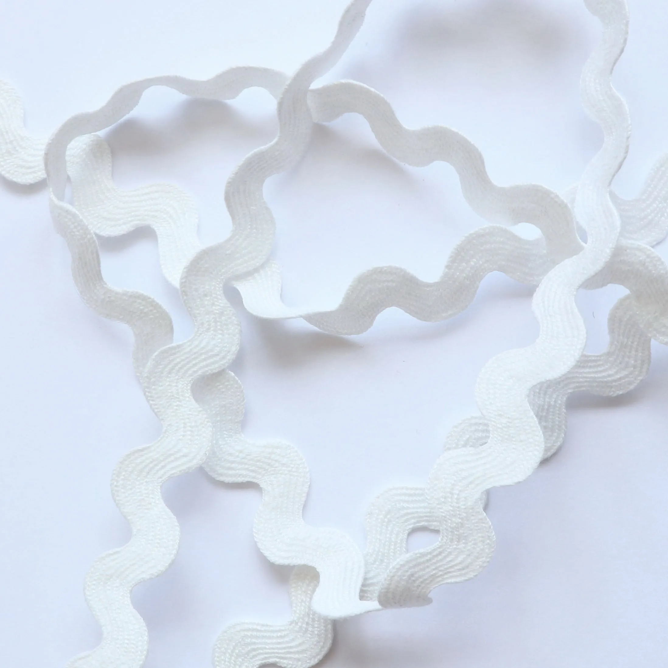 Ric Rac - 15mm - White