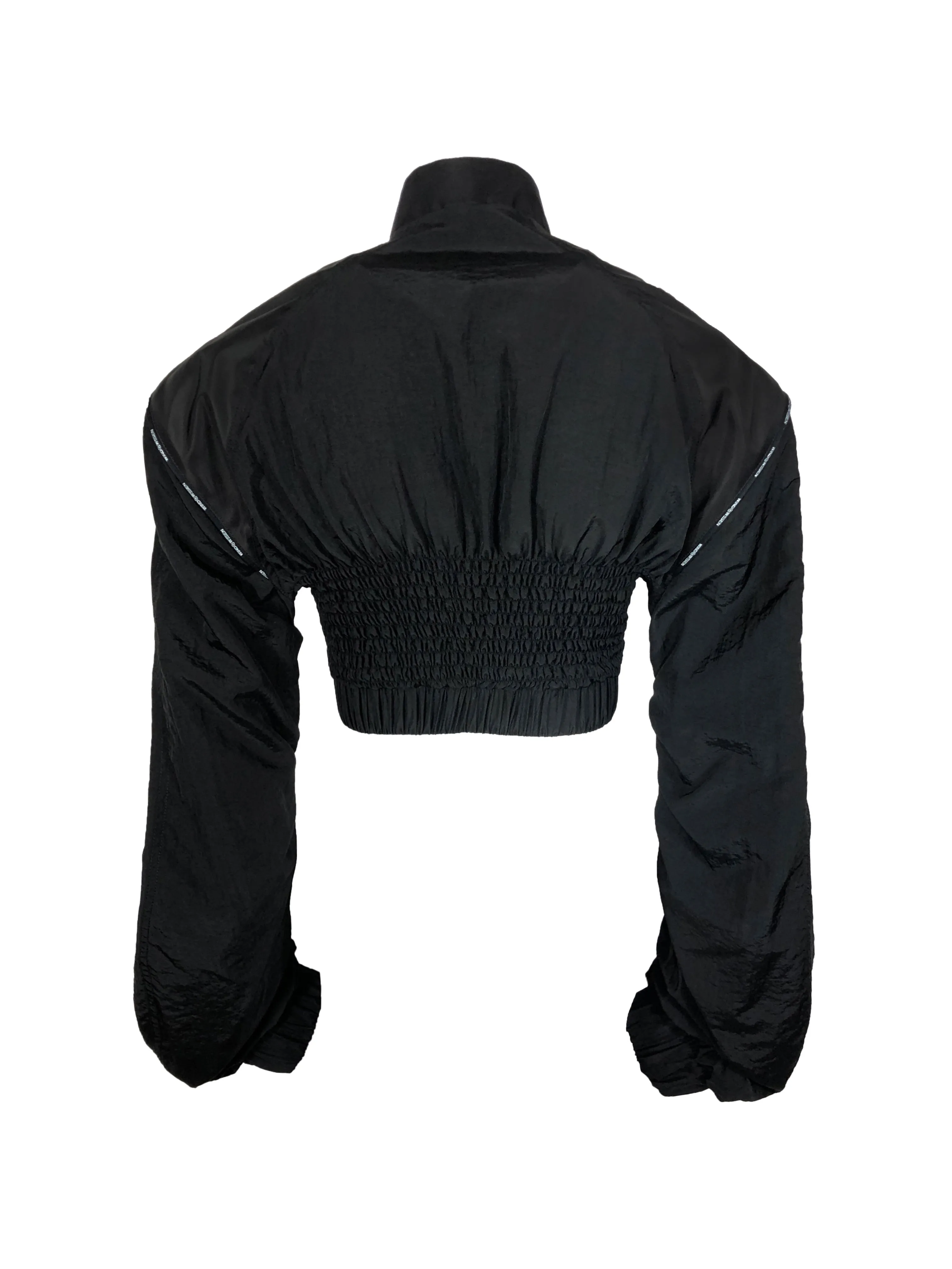 SHIRRED ZIP JACKET